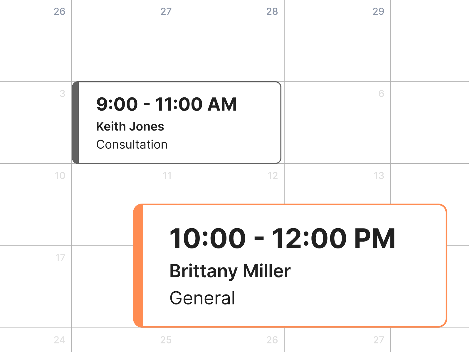 Pool service scheduling calendar with route assignments